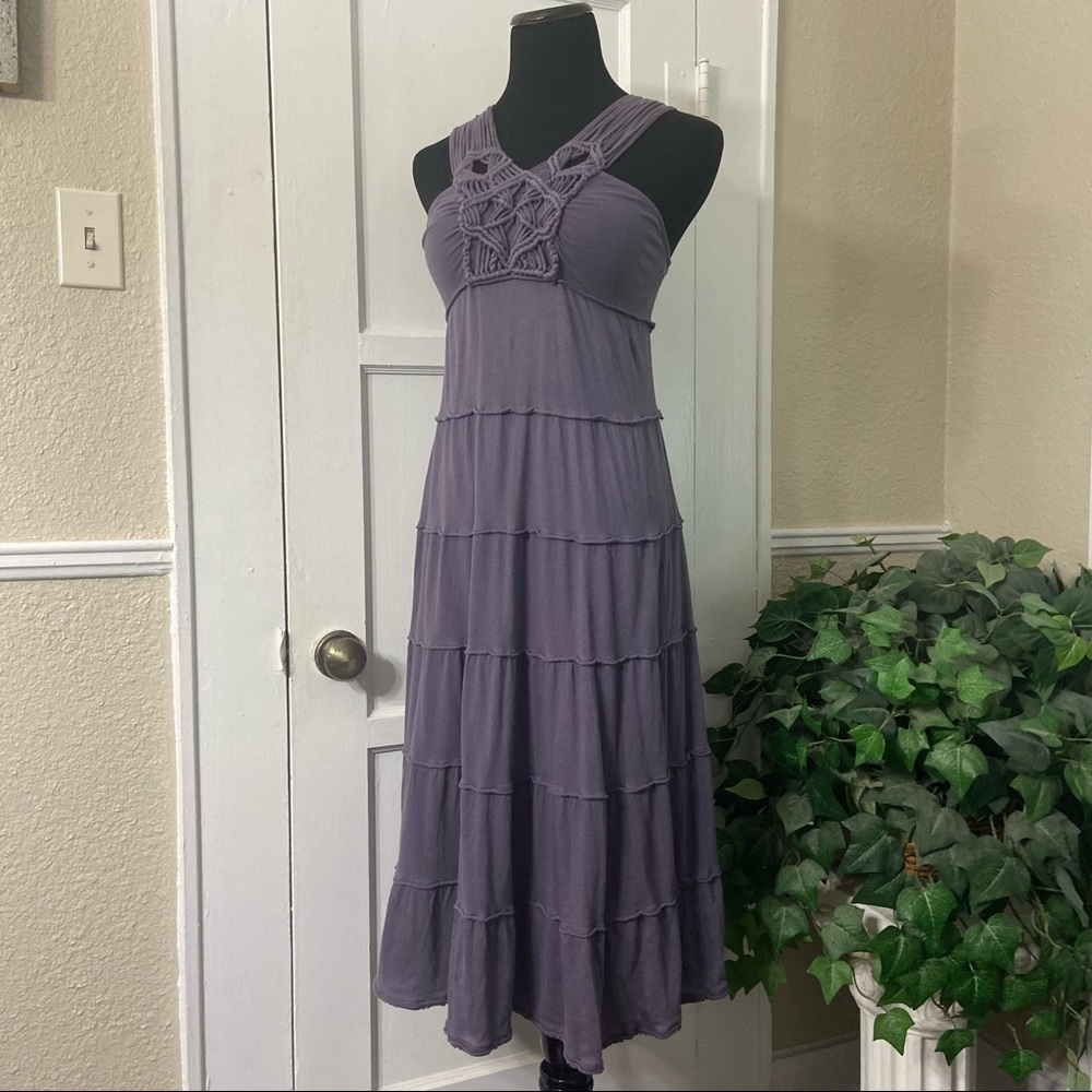 Free People Beach Free People Tiered Macrame Sun Dress - Picture 11 of 12